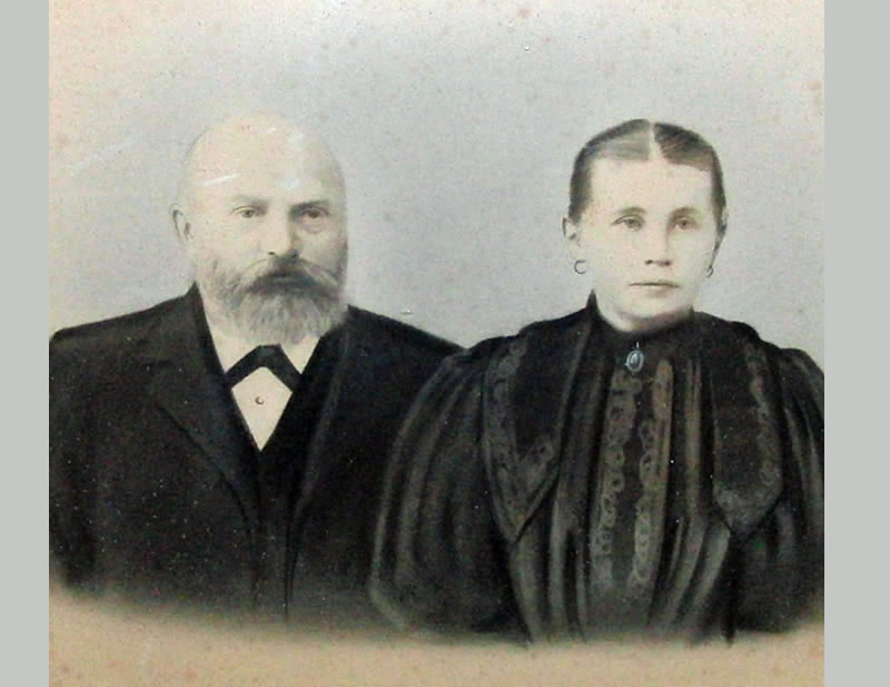 Gründungsmitglied Ernst Bieding mit seiner Frau Sophie